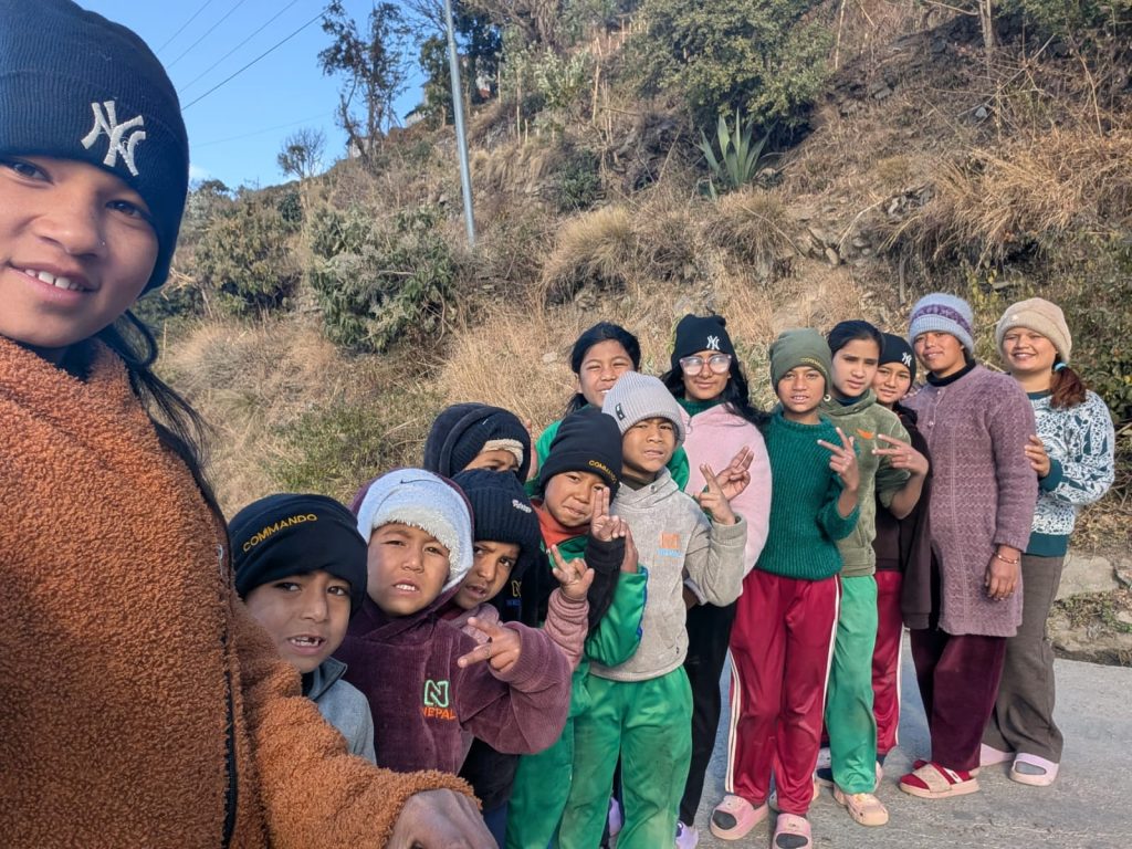 Children Capture Joy with Selfies in kalikot